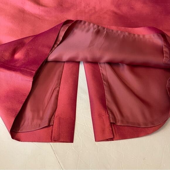 Lafayette 148 New York Pure Pink Silk Party Event Pencil Skirt NWOT Size 6 - Picture 7 of 12